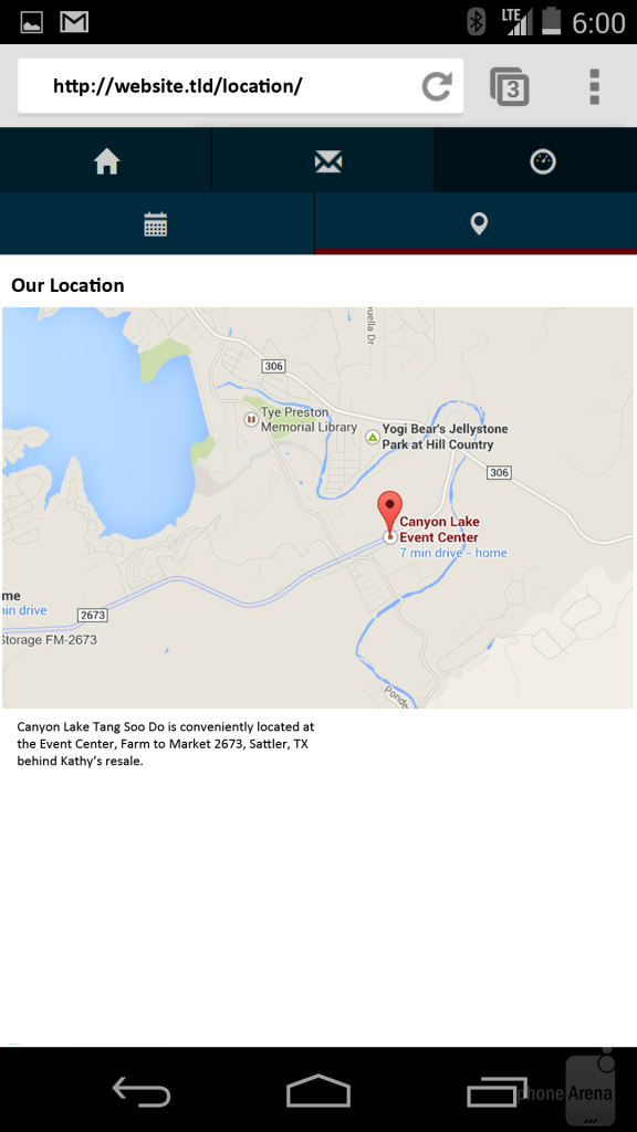 nav-mockup Mockup of a simple navigation