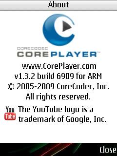 Core Codec Core Player 1.32 for S60v2 and S60v3