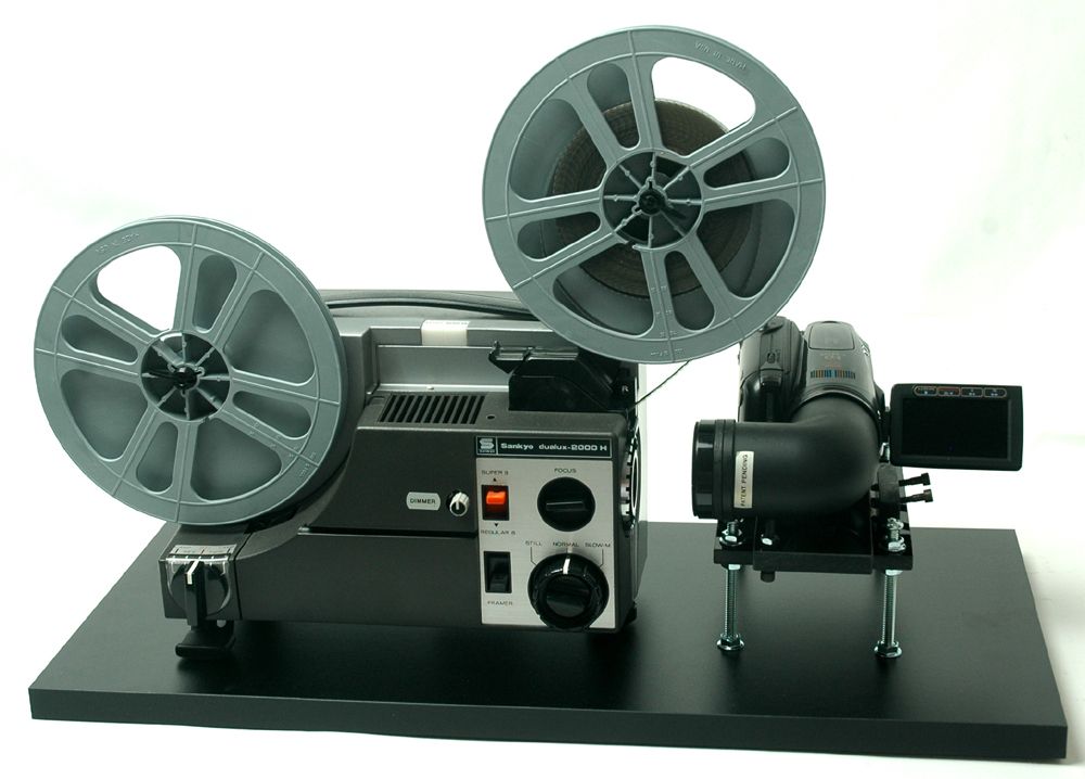 Video Transfer Movie Film Projector, Telecine , Dual 8, Reg.8 and Super