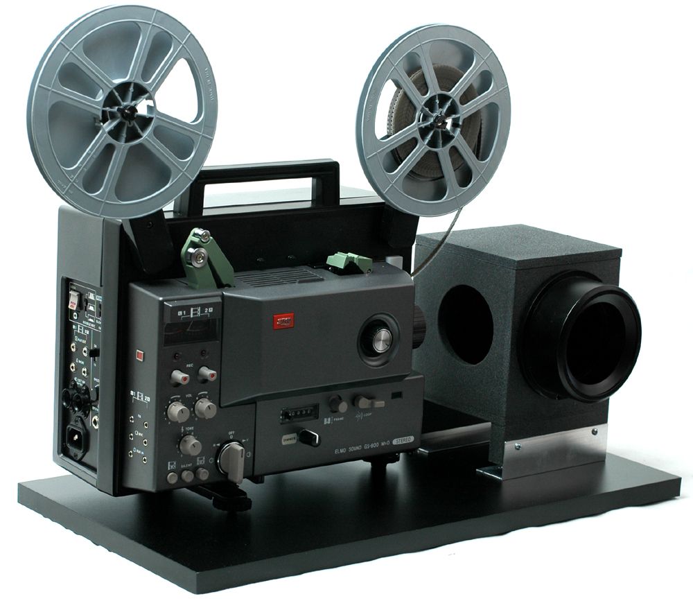 Elmo Super 8 Stereo Sound Movie Projector GS800(M+O) Telecine Video