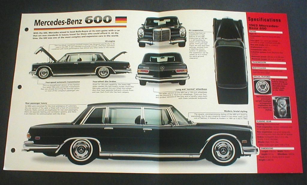 Mercedes 600 brochure #7