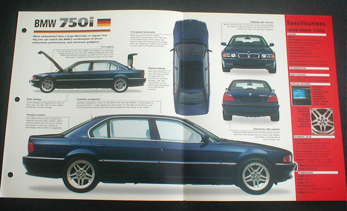 Bmw 750il brochure #2