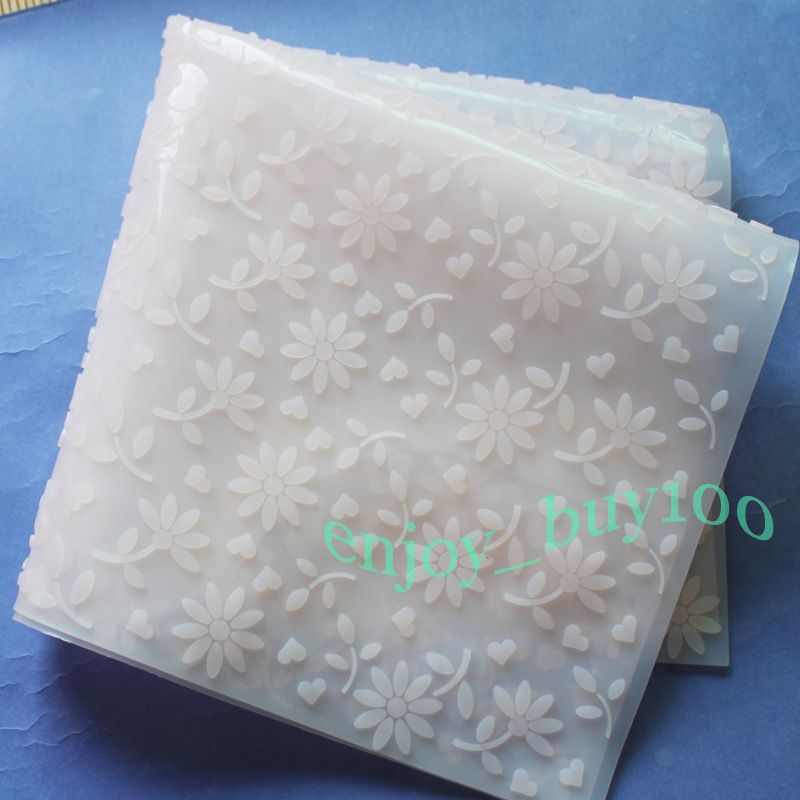 Floral Fantasy Fondant Imprint Mat Silicone Sugarcraft Impression Mat