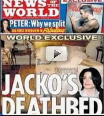 NotW paper edition Jacko's deathbed