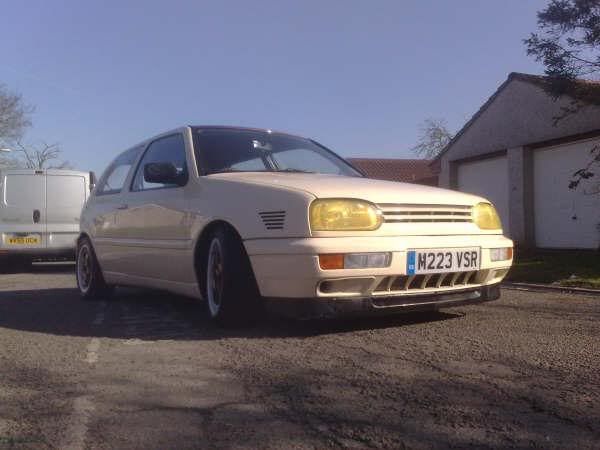 THIS IS MY VW GOLF MK3 L reg 12MOT 3MONTHS TAX IN CREAM AND BROWN 14 