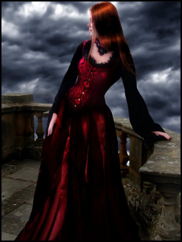 gothic woman thinking photo: gothic woman 505.jpg