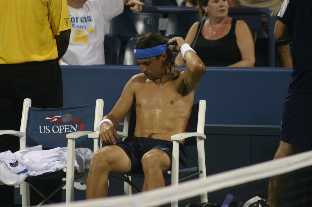 David Ferrer Shirtless