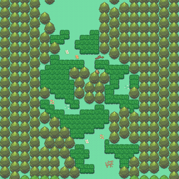 Pokémon Game Map Off