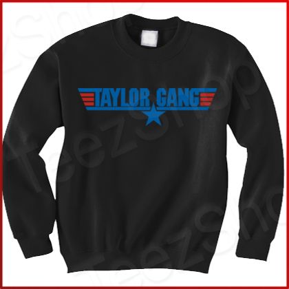 TAYLOR GANG Paper Star Air Force Wiz Khalifa Sweatshirt  