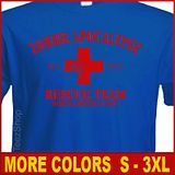 ZOMBIE APOCALYPSE 2012 Rescue Team funny horror T shirt  