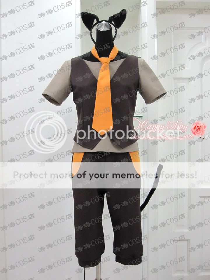VOCALOID PROJECT DIVA Gumi Twins Rin/Len Cosplay Costume  