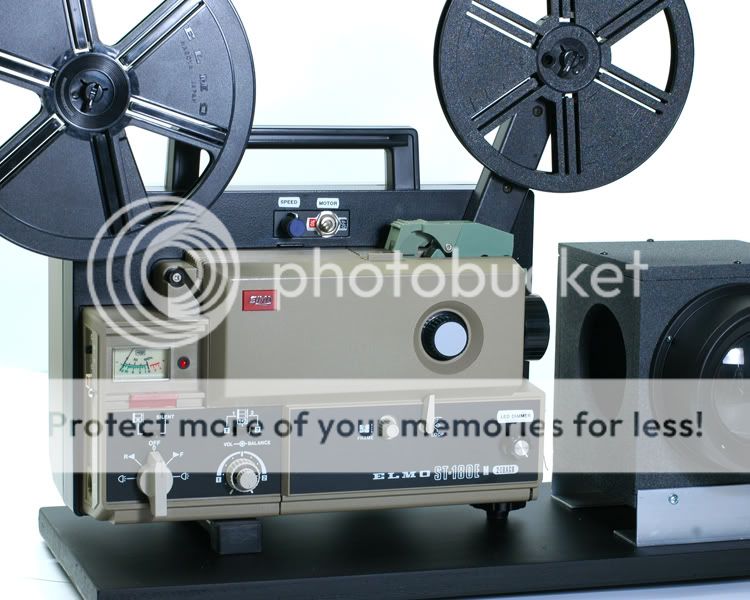 ELMO Super 8 Sound Movie Projector, Telecine Video  