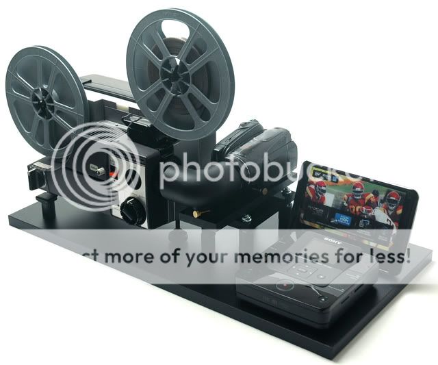 Movie Film Projector, Telecine Video Transfer, Dual 8  